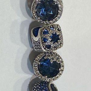 Blue authentic Pandora beads
